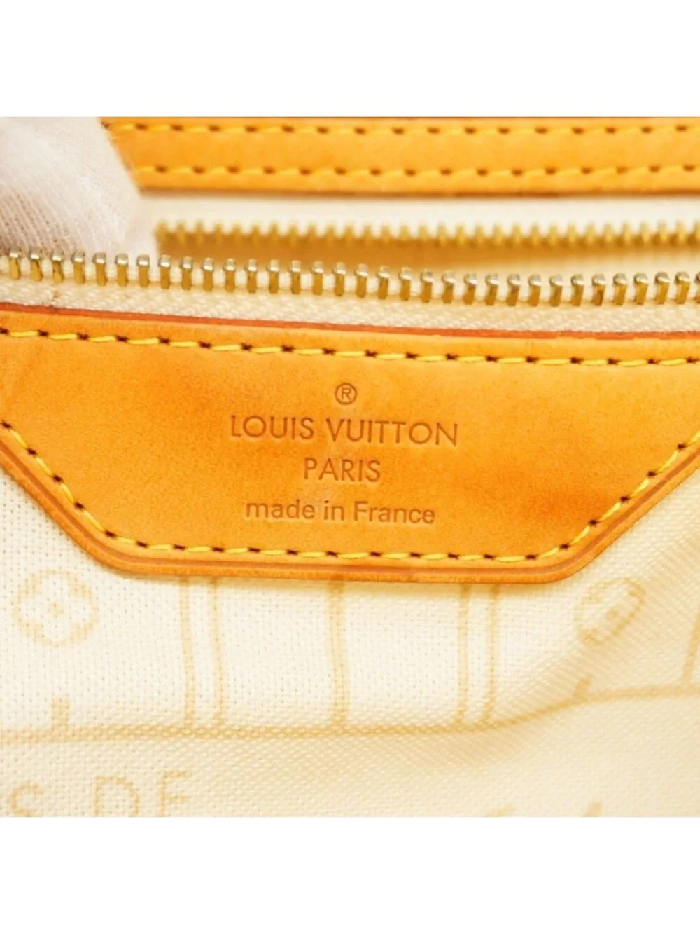 Louis Vuitton Tote Damier Azur Neverfull MM White